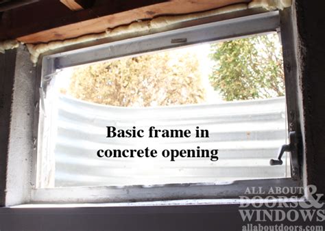How To Replace A Basement Window In Concrete
