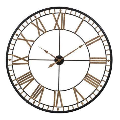 August Grove Oversized 120cm Wall Clock Uk Klok