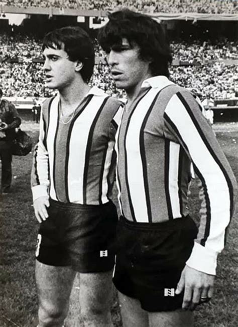 Norberto Alonso Y Daniel Passarella Club Atlético River Plate Equipo De Ensueño Argentina