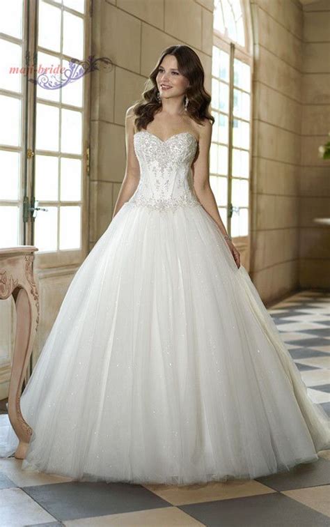 New Whiteivory Ball Gown Princess Lace Wedding Dresses Gown Size 4 6 8