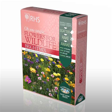 Rhs Flowers For Wildlife Bright Seed Mix