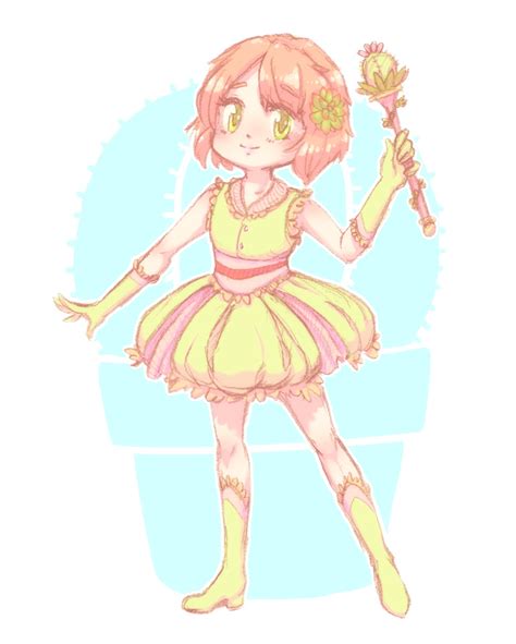 Magical Cactus Girl Adopt Ota Open By Bloominglove On Deviantart
