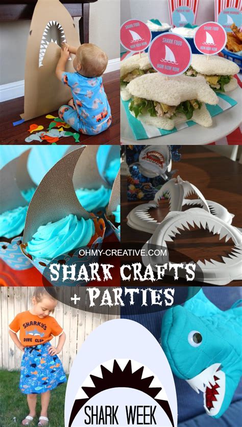 Pick games that your guests feel most comfortable with or go with casino classics like blackjack, poker, and roulette. Shark Week Crafts And Party Ideas - Oh My Creative