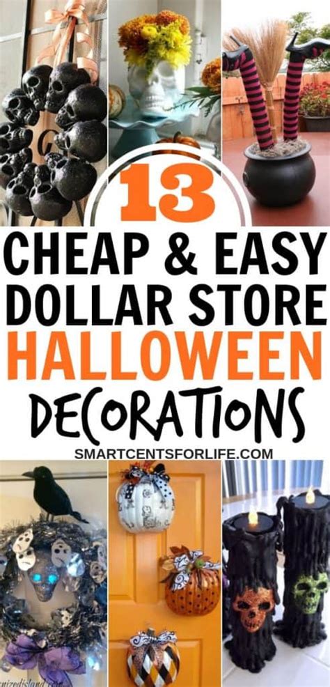 13 Cheap And Easy Dollar Store Halloween Decorations