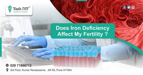 Does Iron Deficiency Affect My Fertility Yash Ivf