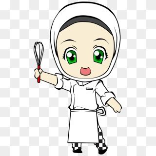 Why don't you let us know. Cartoon Girl Chef Adorable With Original Size Ⓒ - Chef ...