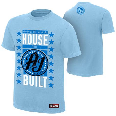 Wwe Aj Styles The House That Aj Built Youth Youth Large Authentic