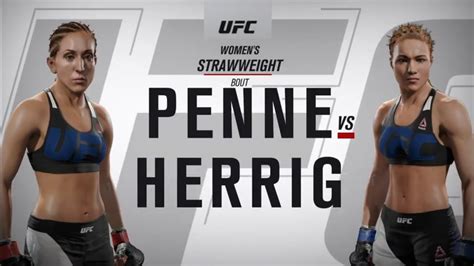 UFC Penne Vs Herrig UFC Women S Strawweight Bout YouTube