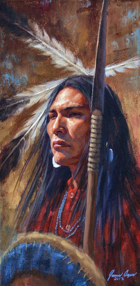 Cheyenne Warrior Painting By James Ayers Native American Art