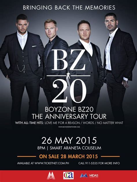 Bz20 Tour Boyzone Live In Manila Agimat Sining At Kulturang Pinoy