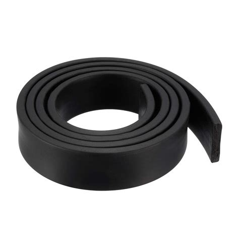 Uxcell Solid Rectangle Rubber Seal Strip 25mm Wide 5mm Thick 1 Meter
