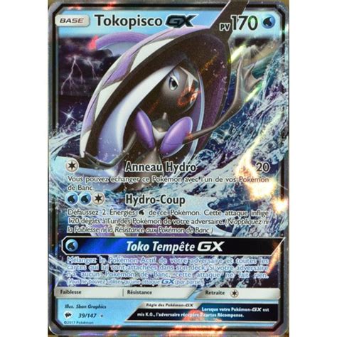 Carte Pokémon 39147 Tokopisco Gx 170 Pv Rakuten