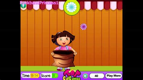 Nick Jr Preschool Games Dora Candy Catcher Game Dora The Explorer