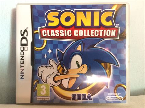 Sonic Classic Collection Game Sonic The Hedgehog Nintendo Sega Ds