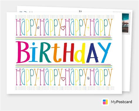 Your Own Happy Birthday Cards Printed And Mailed For You Send Online