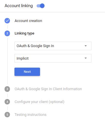 Account Linking With Oauth Based Google Sign In Streamlined Linking Actions On Google