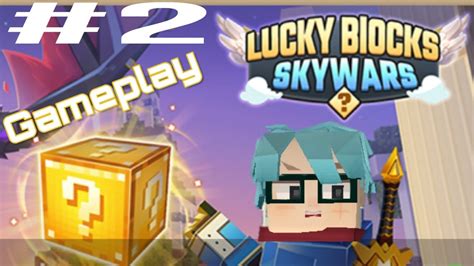 2 Геймплей Lucky Bkock Sky Wars Blockman Go Youtube