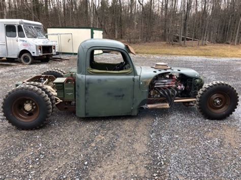 1951 Ford F1 Rat Rod Military Custom Hot Rod Dually For Sale Ford