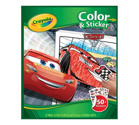 Crayola disney frozen ii 18 giant coloring pages book. Crayola Color & Sticker, Cars 3 | Crayola