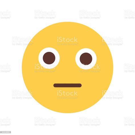 Yellow Cartoon Face Shocked Emoji People Emotion Icon Stock Vector Art