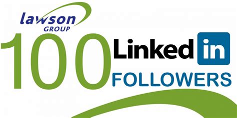 100 Linkedin Followers Thank You Lawson Group