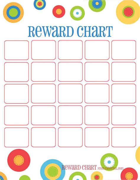 Reward Chart Free Printable
