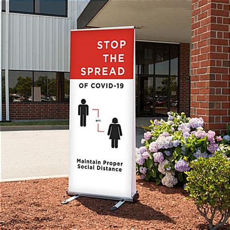Stop The Spread Outdoor Retractable Banner Trt Banners