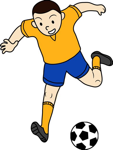 Boy Soccer Player Clipart Images Galleries With A
