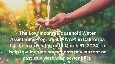 Water And Sewer Bill Assistance Program Extended