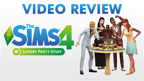 Review The Sims 4 Luxury Party Stuff Pack Youtube