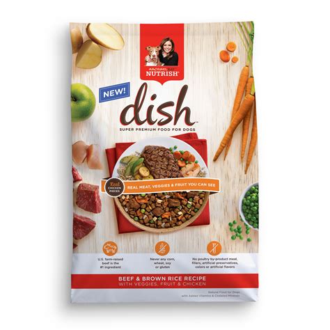 Since feeding my dogs this new bag of chicken and veggie. Rachael Ray Nutrish DISH Natural Dry Dog Food, Beef ...