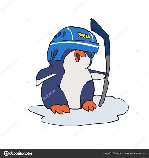 Cliparts clipart spiel hockey eishockey spielen sport sport winterspiele stick gap spiel puck wettbewerb eis svg openclipart. Pinguin Spielen Eishockey Cartoon — Stockvektor ...