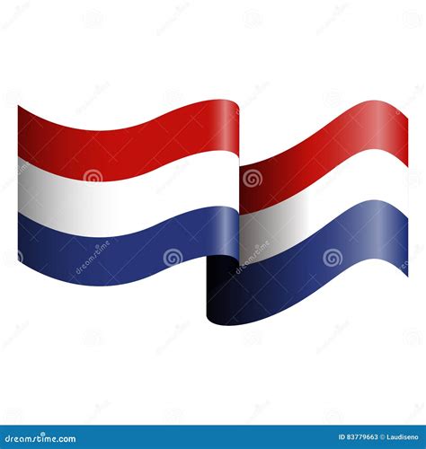 isolated flag of netherlands stock illustration illustration of nation national 83779663