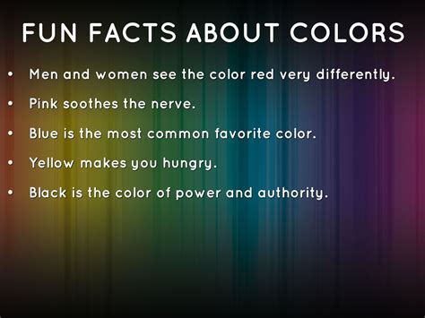 100 Interesting Facts About Colors Fun Facts Wtf Fun Facts Facts