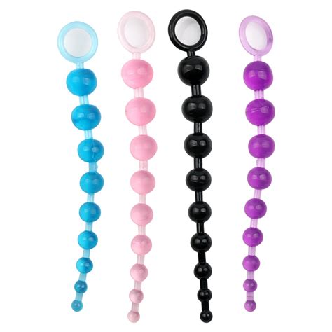 Silicone G Spot Anal Ball Butt Plug Large Size Anal Beads Sex Toys Male