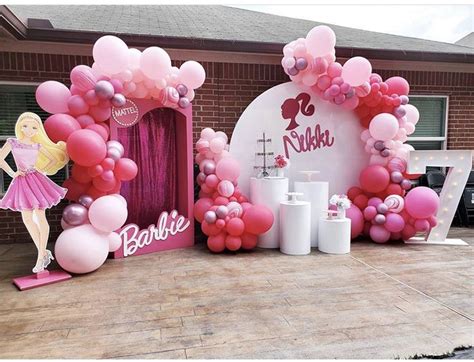 pin by esthela rios on magic balloons barbie party decorations girls barbie birthday party