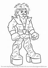Hero Super Squad Fandral Draw Step Drawing sketch template