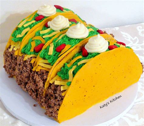 Katys Kitchen Cinco De Mayo Taco Birthday Cake