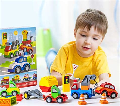 Prextex Build Your Own Toy Cars Set Building Blocks Building Bricks