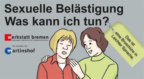 Sexuelle Belästigung Einfache Sprache Informationen Martinshof Shop Bremen
