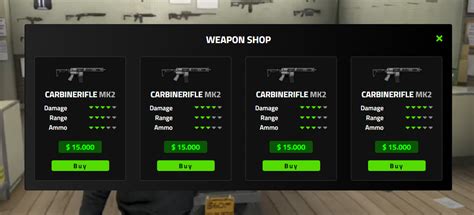 Paid Esx Weapon Shop With Ui Releases Cfxre Community