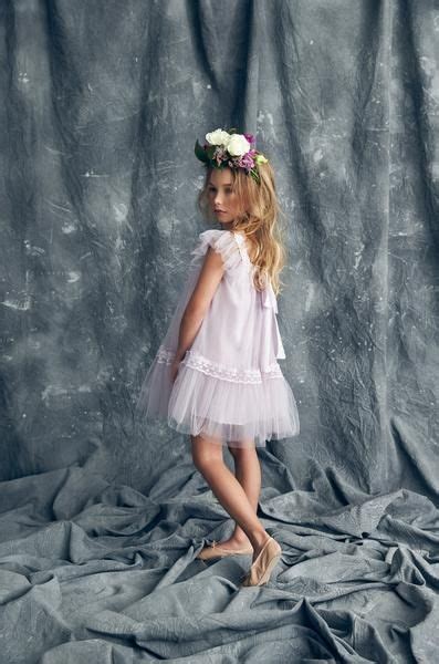 Nellystella Love Fiona Dress In Lavender Fog Girls Dresses Girls