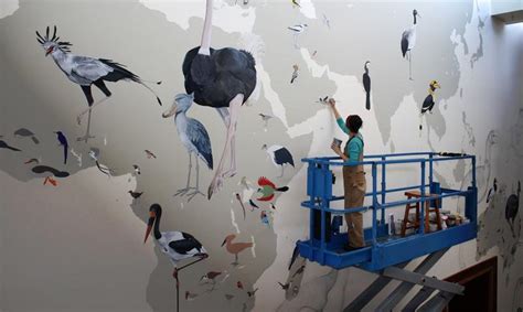 Cornell Mural Celebrates 100 Years Of Birding Wxxi News