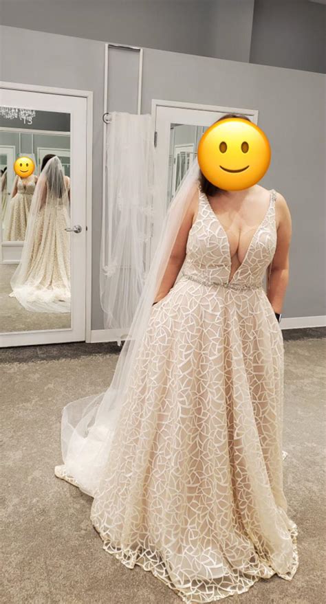 I Love This Dress But Its Too Much Cleavage Rweddingplanning