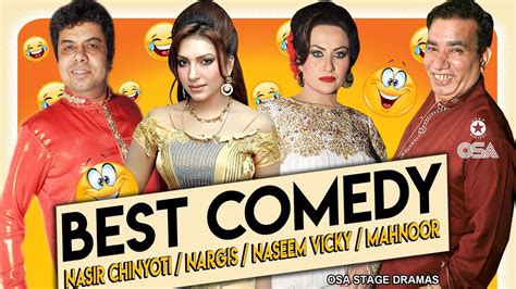Best Comedy Nasir Chinyoti Nargis Naseem Vicky And Mahnoor Funny New