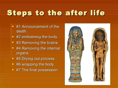 Mummification Steps To Life