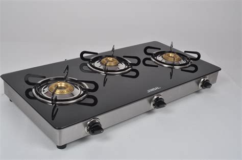 Three Burner Lp Gas Stove For Kitchen Rs 2200 Piece Jindal Home
