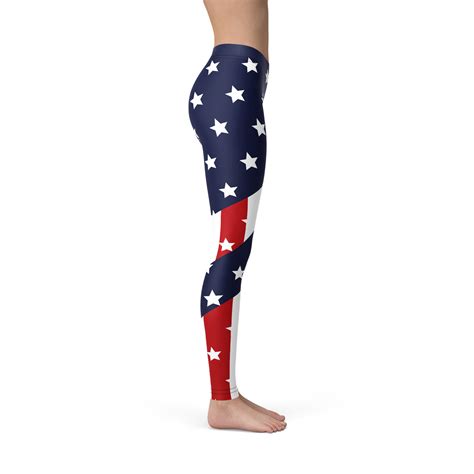 womens american flag leggings amark store