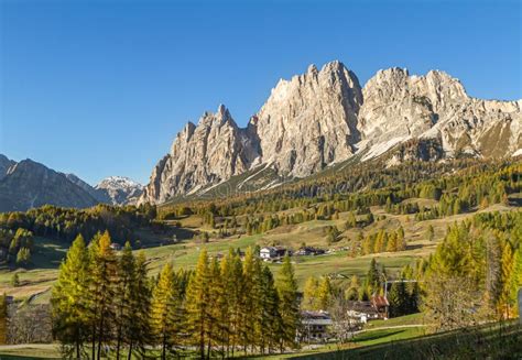 Italian National Park Of Ampezzo Dolomites Stock Image Image Of