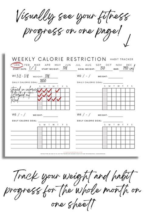 Free Printable Fitness Tracker Pages